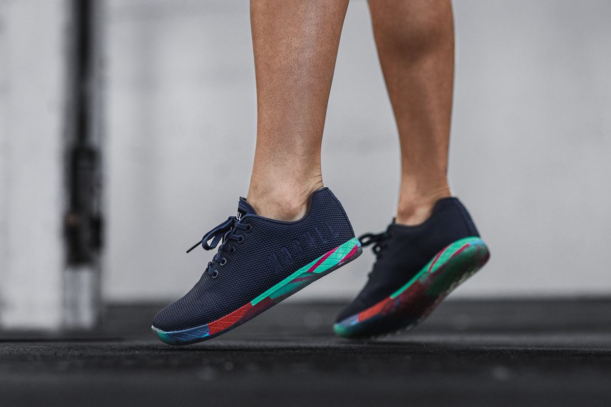 Nobull Superfabric Women's Trainers Navy | Australia (SR6498)